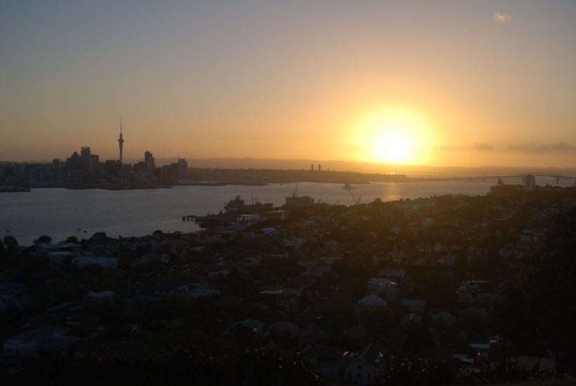 Sunset with a wide angle....